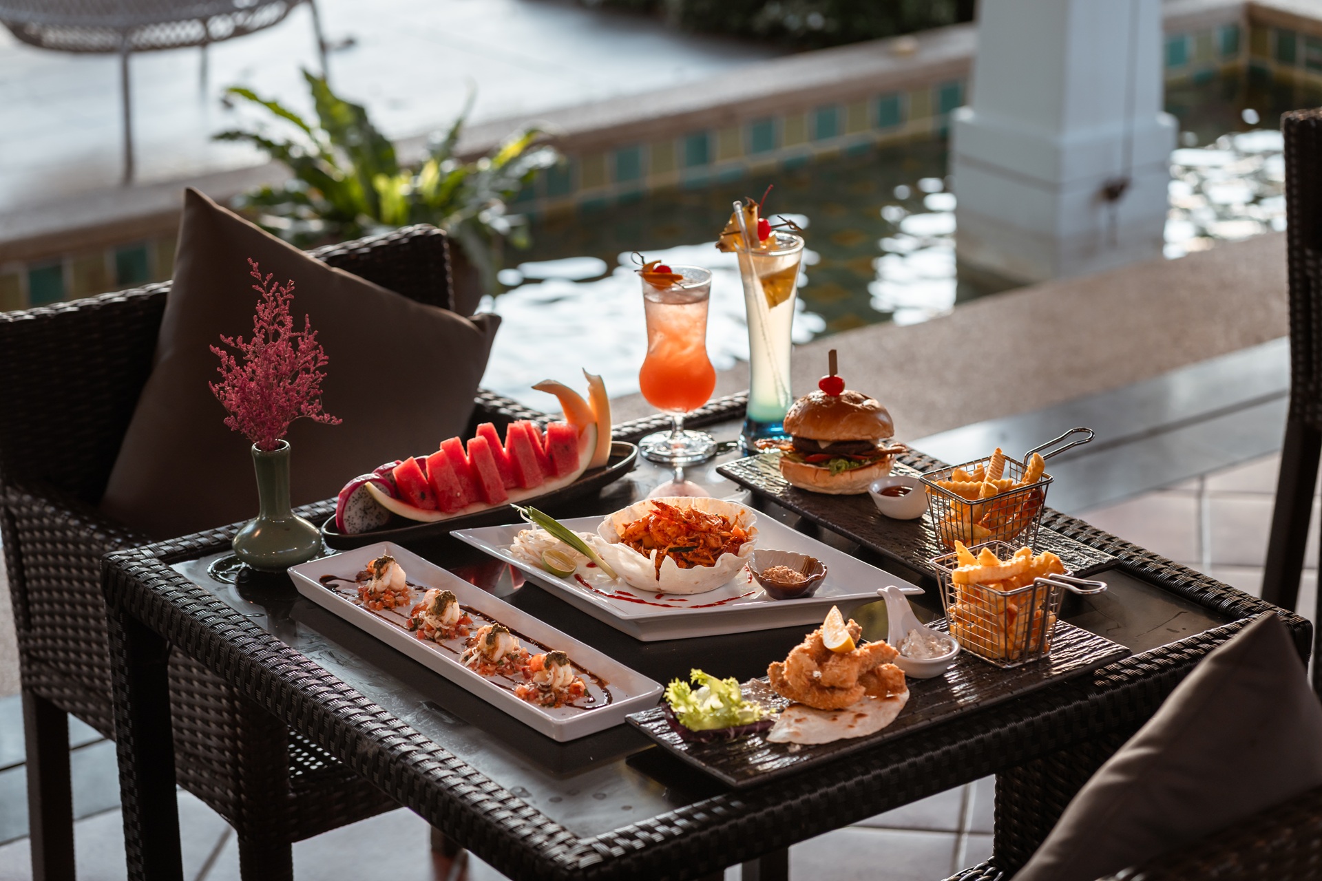 Dining at Estella Mai Khao Beach Resort in Phuket