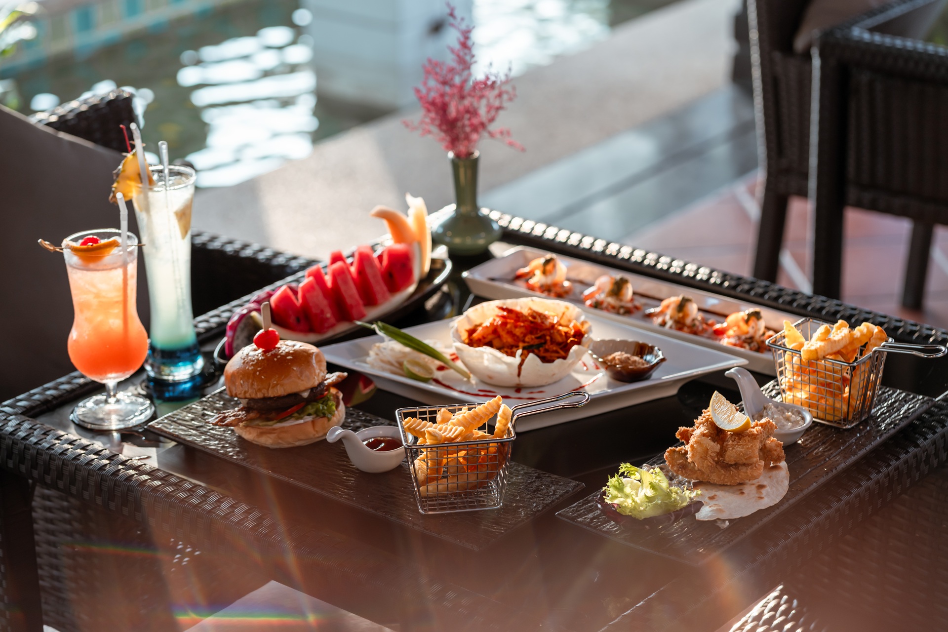 Seven Sea Restaurant at Estella Mai Khao Beach Resort in Phuket