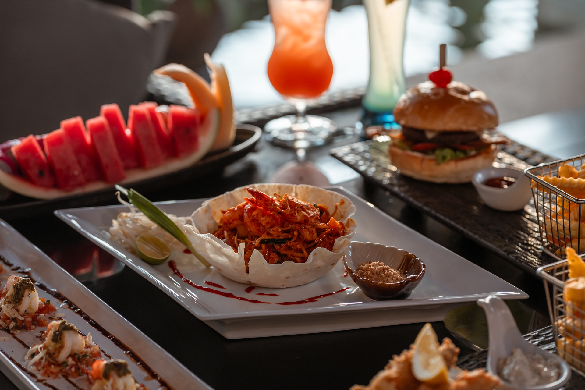 Seven Sea Restaurant at Estella Mai Khao Beach Resort in Phuket